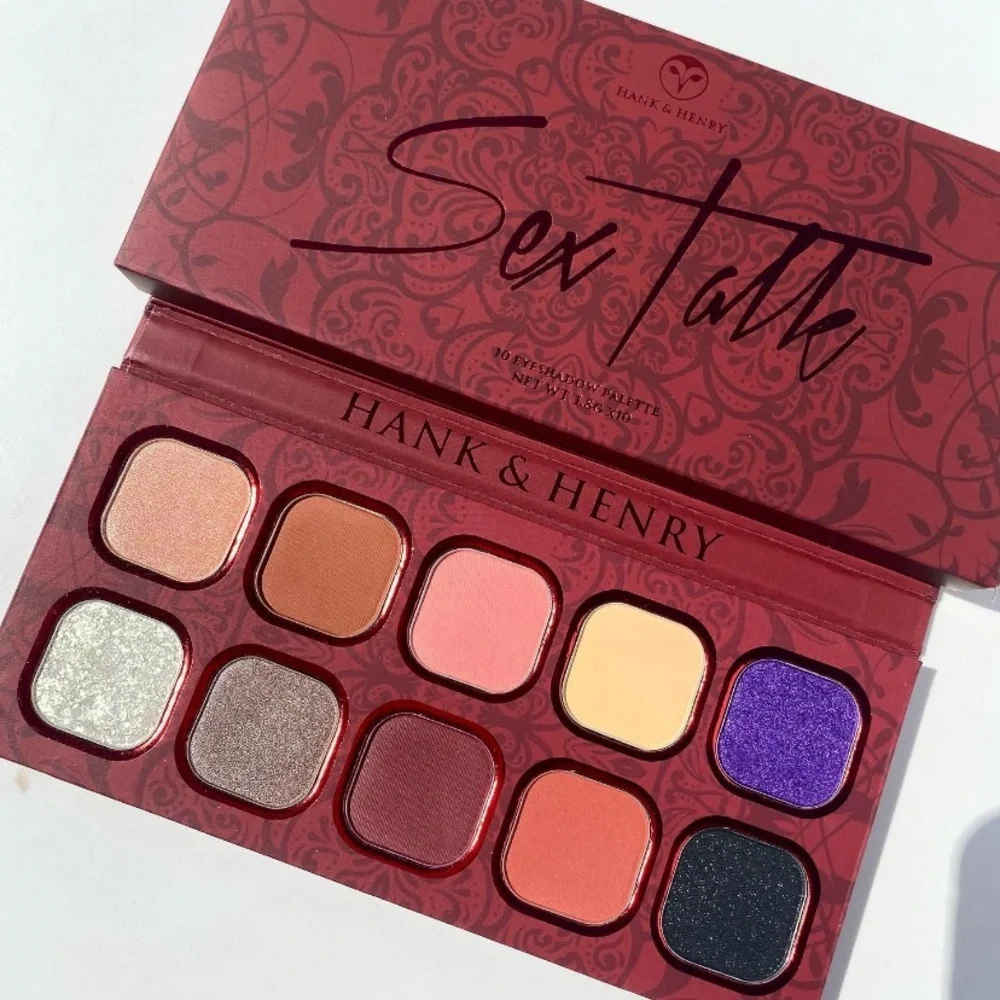 Hank & Henry SEX TALK Eyeshadow Palette Matte & Shimmer Makeup NEW & Sealed